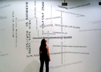 Watercolour wall painting, 4m x 10m